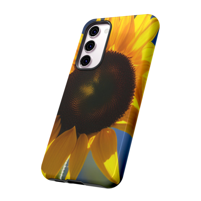 Sunflower Tough Cases  All iPhone 15, 14, 13, 12, 11, X, 8 , Google Pixel 7, 6, 5, Samsung Galaxy 23, 22, 21, 20, 10