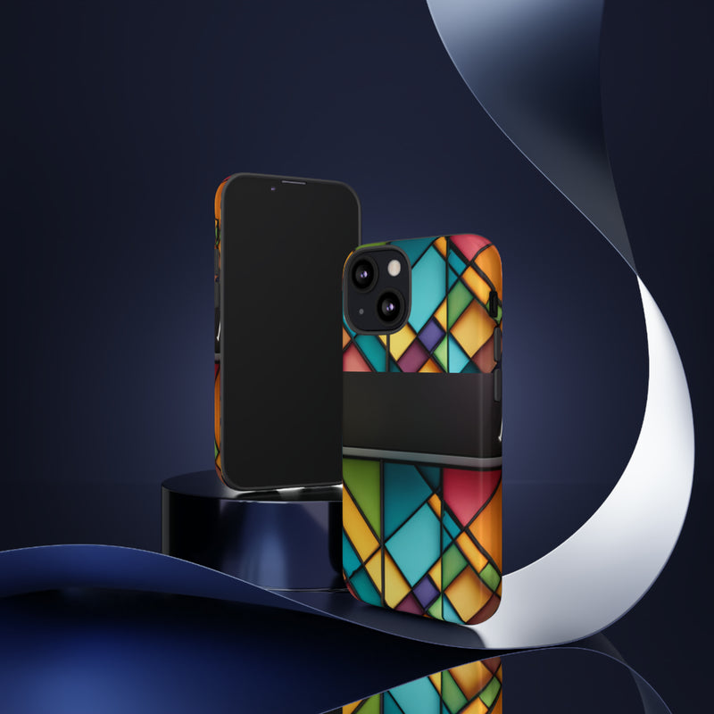 Geometric Patterns Tough Cases  All iPhone 15, 14, 13, 12, 11, X, 8 , Google Pixel 7, 6, 5, Samsung Galaxy 23, 22, 21, 20, 10