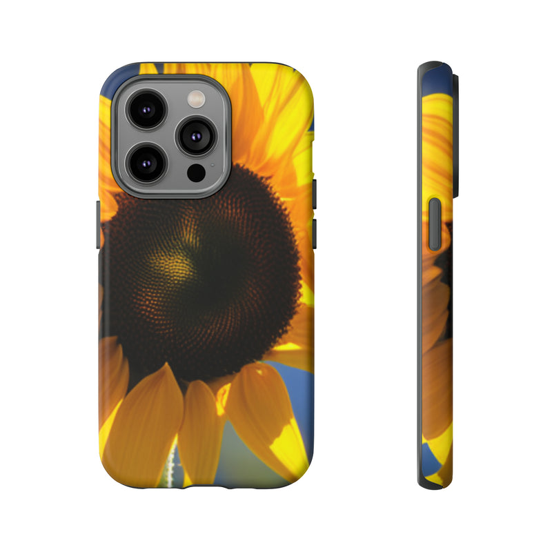 Sunflower Tough Cases  All iPhone 15, 14, 13, 12, 11, X, 8 , Google Pixel 7, 6, 5, Samsung Galaxy 23, 22, 21, 20, 10