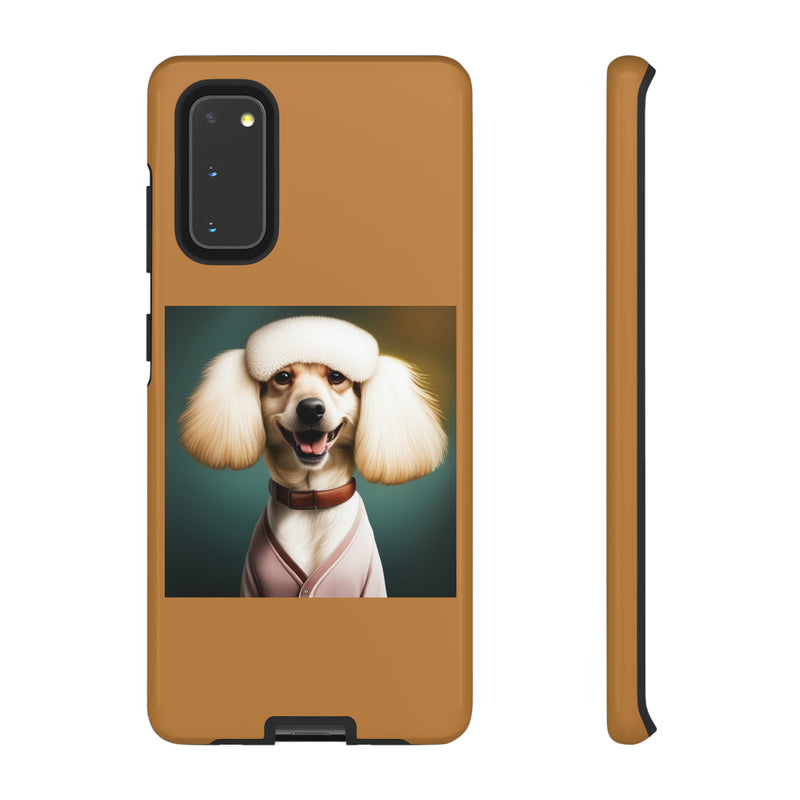 A Lady Poodle Tough Cases. All iPhone 15, 14, 13, 12, 11, X, 8 , Google Pixel 7, 6, 5, Samsung Galaxy 23, 22, 21, 20, 10