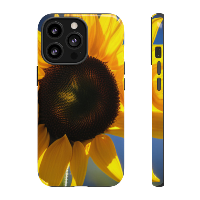 Sunflower Tough Cases  All iPhone 15, 14, 13, 12, 11, X, 8 , Google Pixel 7, 6, 5, Samsung Galaxy 23, 22, 21, 20, 10