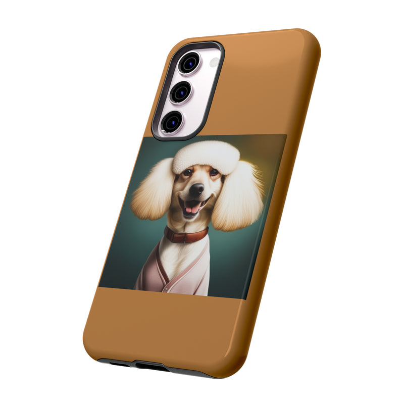 A Lady Poodle Tough Cases. All iPhone 15, 14, 13, 12, 11, X, 8 , Google Pixel 7, 6, 5, Samsung Galaxy 23, 22, 21, 20, 10