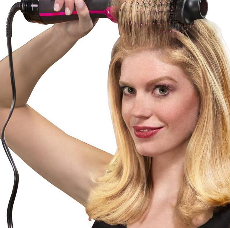 Electric Hair Dryer Comb Multifunctional Comb Straightener Hair Curling