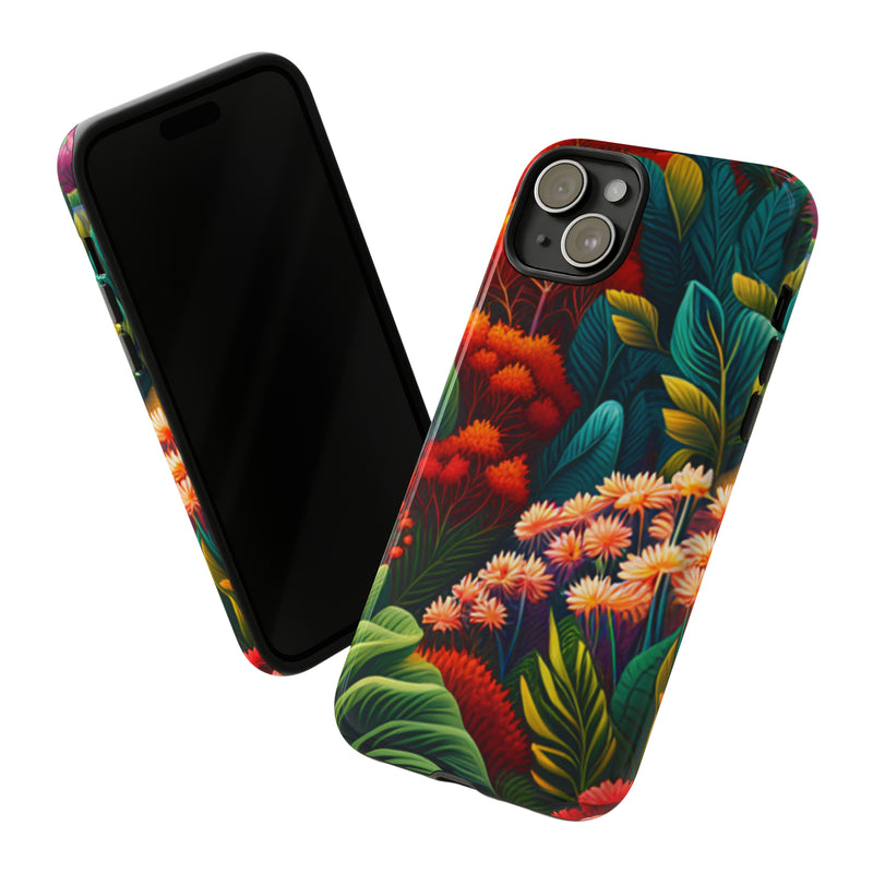 Vibrant Floresta Tough Cases For  All iPhone 15, 14, 13, 12, 11, X, 8 , Google Pixel 7, 6, 5, Samsung Galaxy 23, 22, 21, 20, 10