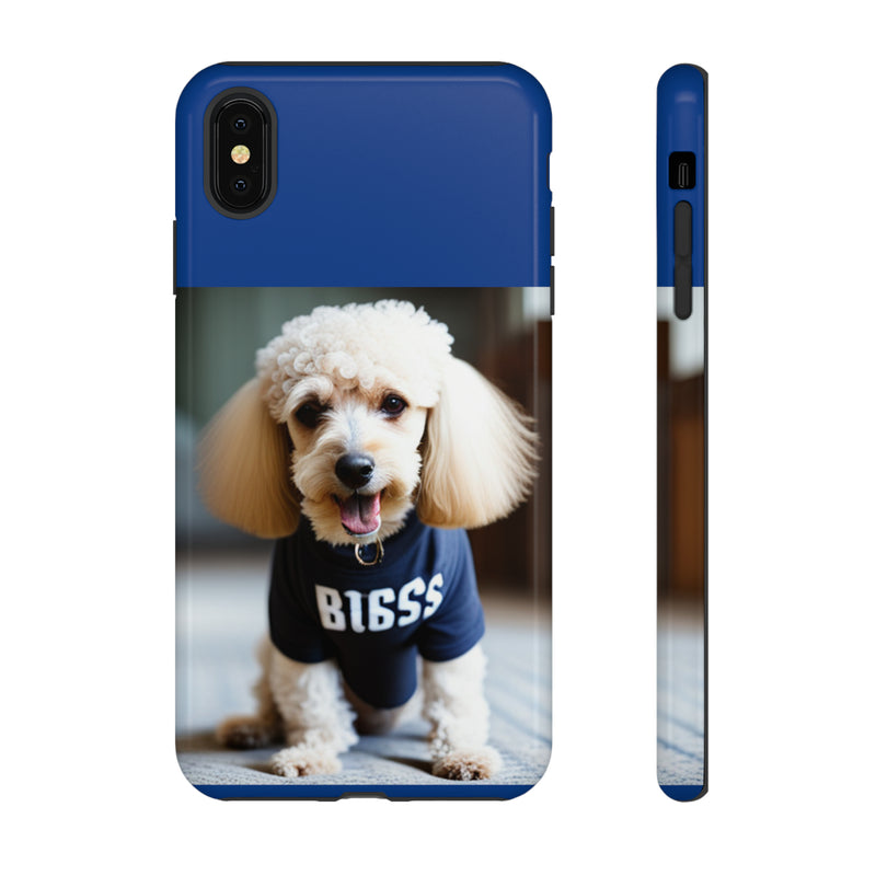 Bigss In Blue Tough Cases. All iPhone 15, 14, 13, 12, 11, X, 8 , Google Pixel 7, 6, 5, Samsung Galaxy 23, 22, 21, 20, 10