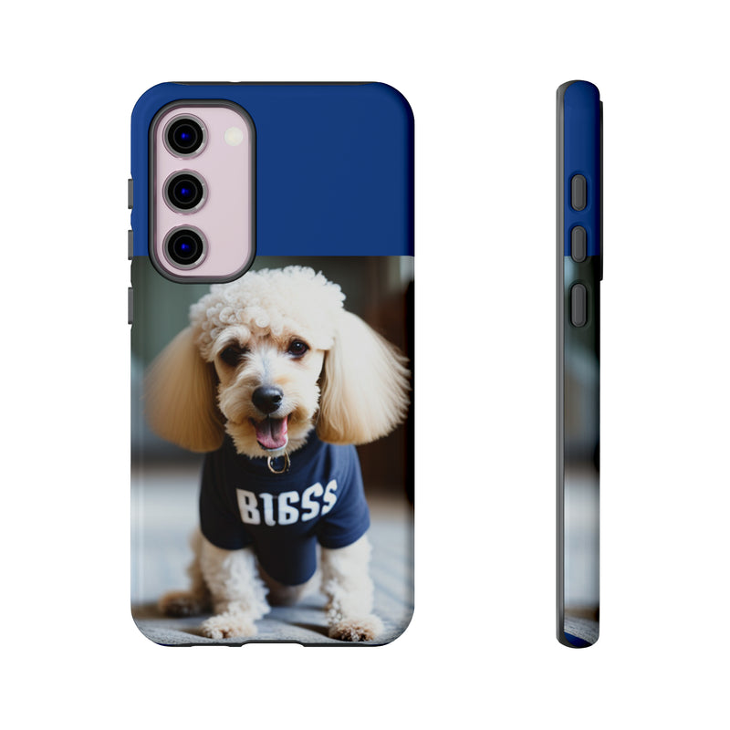 Bigss In Blue Tough Cases. All iPhone 15, 14, 13, 12, 11, X, 8 , Google Pixel 7, 6, 5, Samsung Galaxy 23, 22, 21, 20, 10