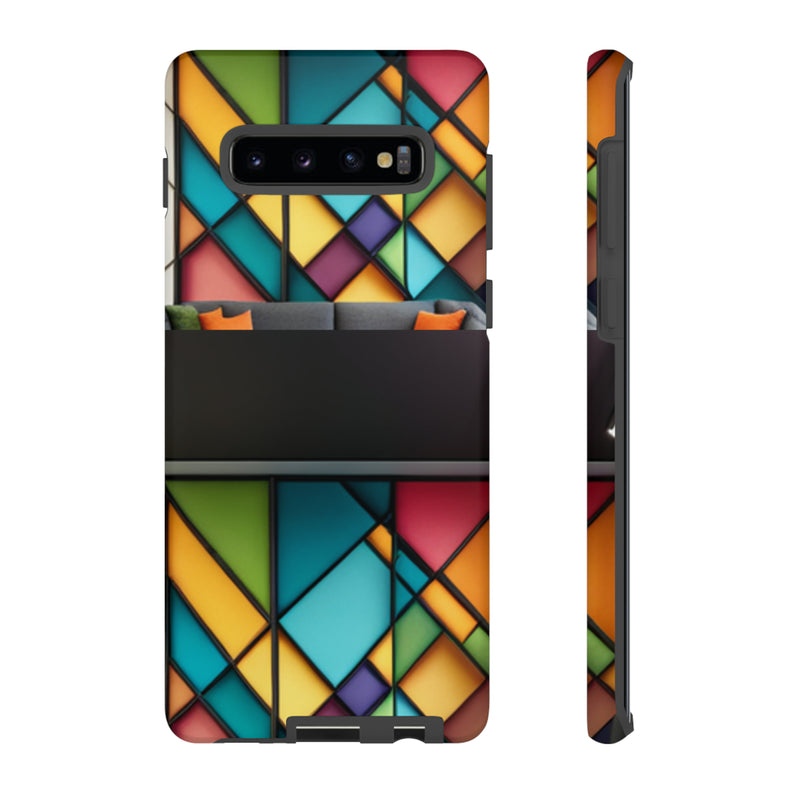 Geometric Patterns Tough Cases  All iPhone 15, 14, 13, 12, 11, X, 8 , Google Pixel 7, 6, 5, Samsung Galaxy 23, 22, 21, 20, 10