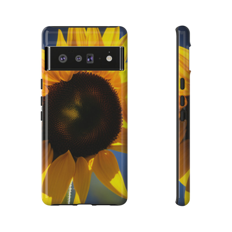 Sunflower Tough Cases  All iPhone 15, 14, 13, 12, 11, X, 8 , Google Pixel 7, 6, 5, Samsung Galaxy 23, 22, 21, 20, 10