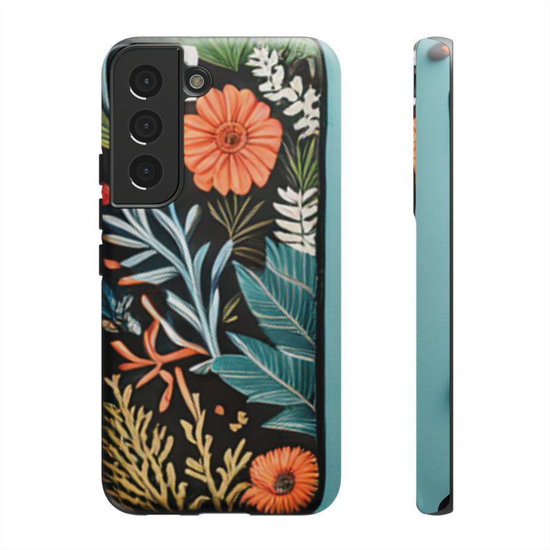 Wild Flowers Tough Cases All iPhone 15, 14, 13, 12, 11, X, 8 , Google Pixel 7, 6, 5, Samsung Galaxy 23, 22, 21, 20, 10