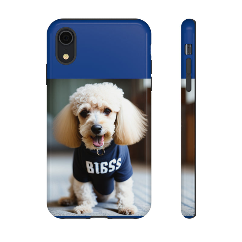 Bigss In Blue Tough Cases. All iPhone 15, 14, 13, 12, 11, X, 8 , Google Pixel 7, 6, 5, Samsung Galaxy 23, 22, 21, 20, 10