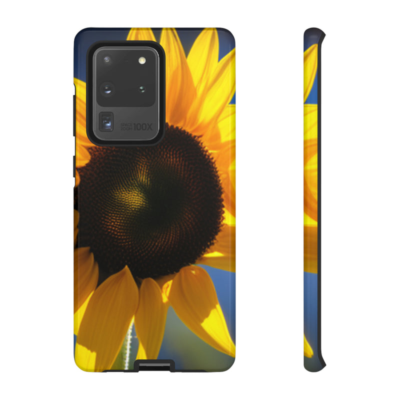 Sunflower Tough Cases  All iPhone 15, 14, 13, 12, 11, X, 8 , Google Pixel 7, 6, 5, Samsung Galaxy 23, 22, 21, 20, 10