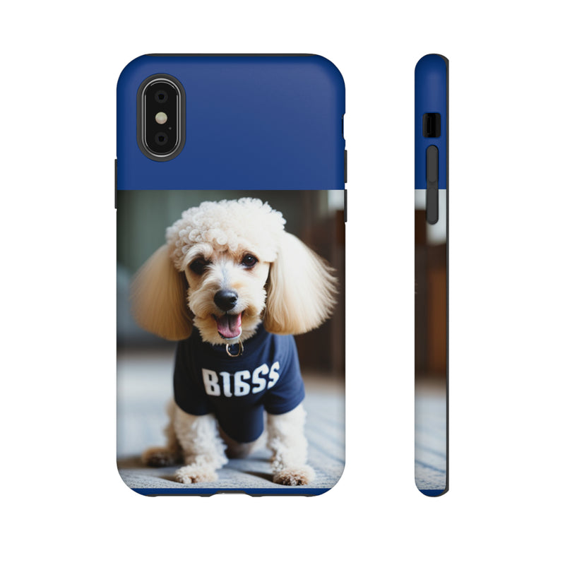 Bigss In Blue Tough Cases. All iPhone 15, 14, 13, 12, 11, X, 8 , Google Pixel 7, 6, 5, Samsung Galaxy 23, 22, 21, 20, 10