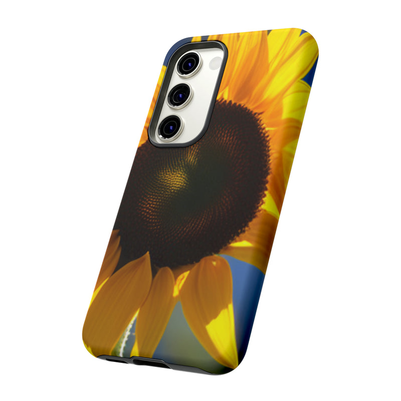 Sunflower Tough Cases  All iPhone 15, 14, 13, 12, 11, X, 8 , Google Pixel 7, 6, 5, Samsung Galaxy 23, 22, 21, 20, 10