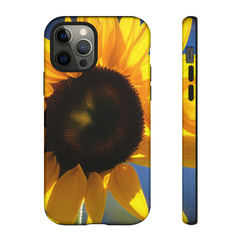 Sunflower Tough Cases  All iPhone 15, 14, 13, 12, 11, X, 8 , Google Pixel 7, 6, 5, Samsung Galaxy 23, 22, 21, 20, 10