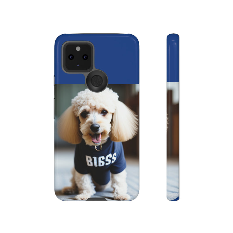 Bigss In Blue Tough Cases. All iPhone 15, 14, 13, 12, 11, X, 8 , Google Pixel 7, 6, 5, Samsung Galaxy 23, 22, 21, 20, 10