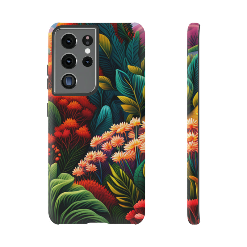 Vibrant Floresta Tough Cases For  All iPhone 15, 14, 13, 12, 11, X, 8 , Google Pixel 7, 6, 5, Samsung Galaxy 23, 22, 21, 20, 10