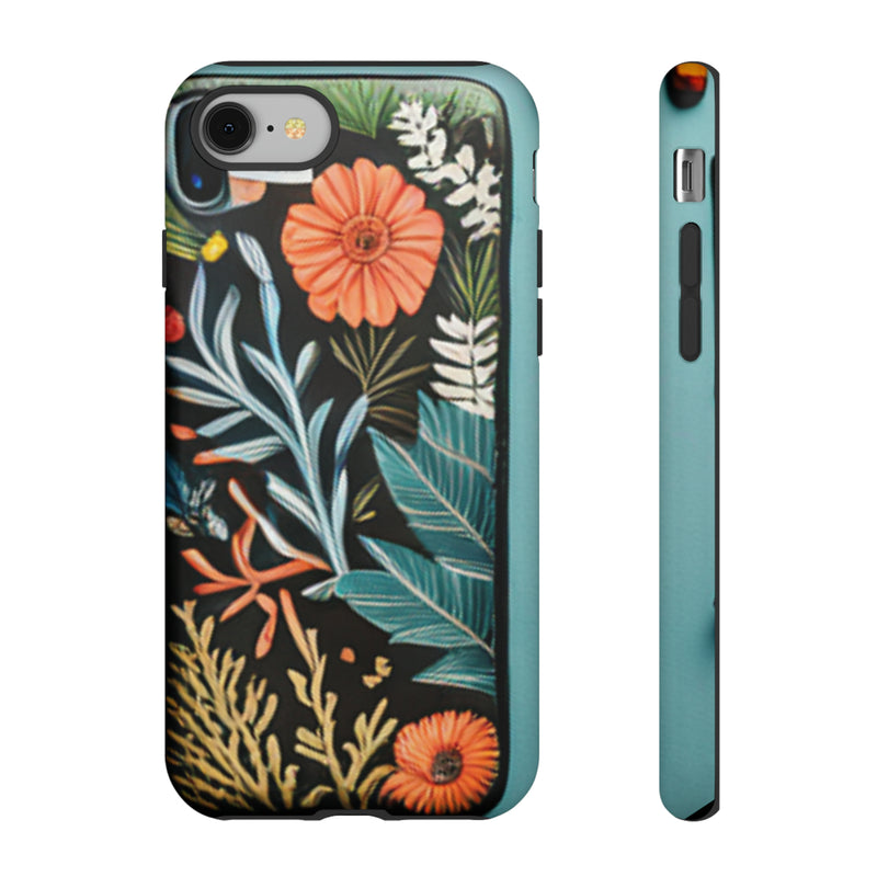 Wild Flowers Tough Cases All iPhone 15, 14, 13, 12, 11, X, 8 , Google Pixel 7, 6, 5, Samsung Galaxy 23, 22, 21, 20, 10