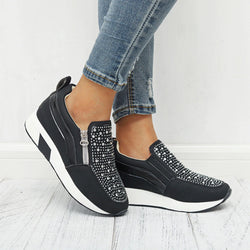 Women Shoes Stylish Shoes Women Sneakers Female Knitted Vulcanized Shoes Women Ankle Flats