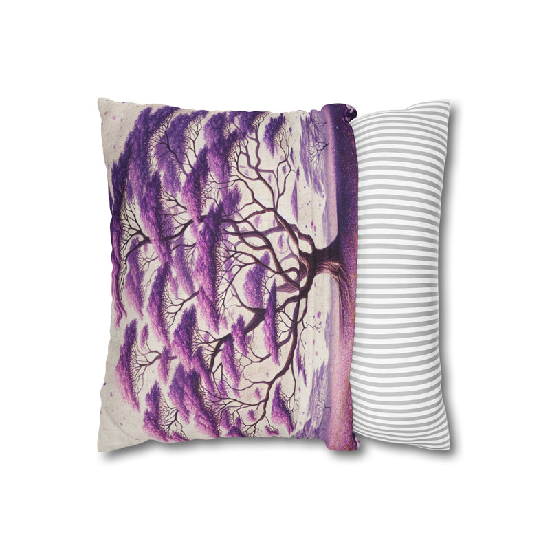 Spun Polyester Square Pillowcase