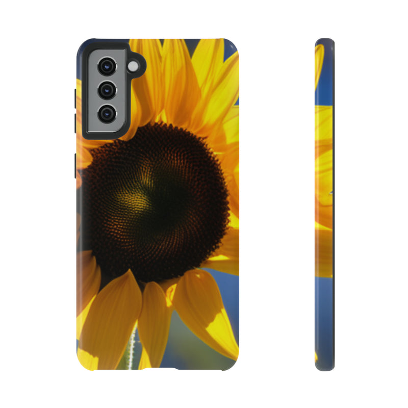 Sunflower Tough Cases  All iPhone 15, 14, 13, 12, 11, X, 8 , Google Pixel 7, 6, 5, Samsung Galaxy 23, 22, 21, 20, 10