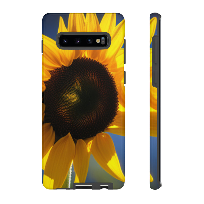 Sunflower Tough Cases  All iPhone 15, 14, 13, 12, 11, X, 8 , Google Pixel 7, 6, 5, Samsung Galaxy 23, 22, 21, 20, 10