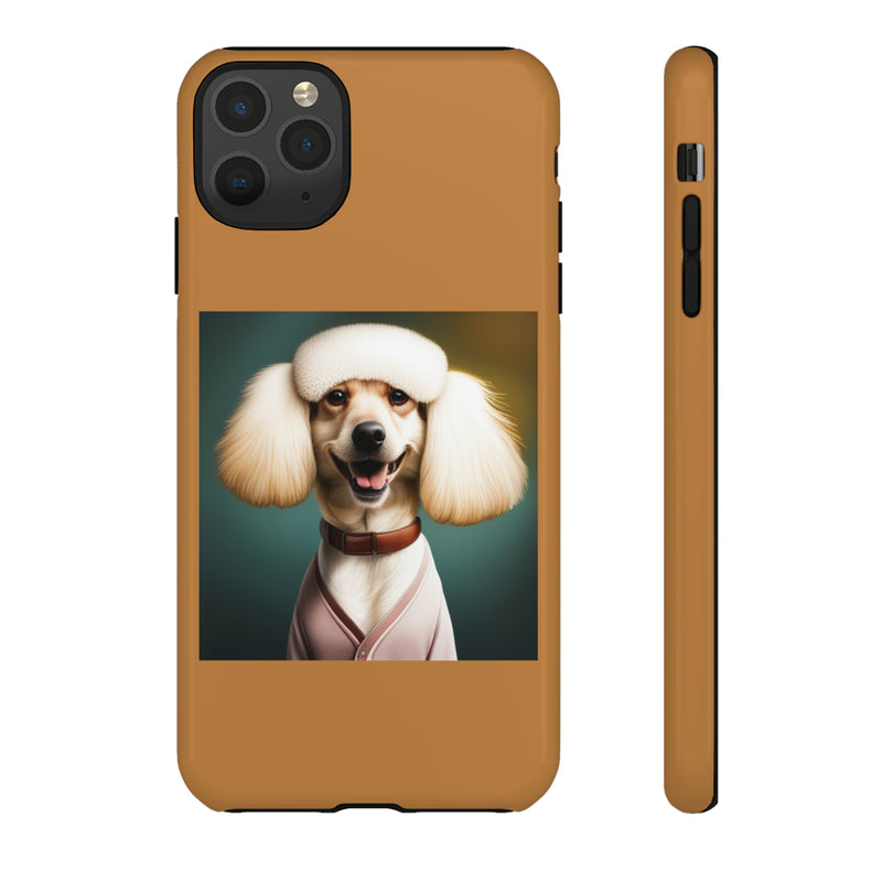 A Lady Poodle Tough Cases. All iPhone 15, 14, 13, 12, 11, X, 8 , Google Pixel 7, 6, 5, Samsung Galaxy 23, 22, 21, 20, 10