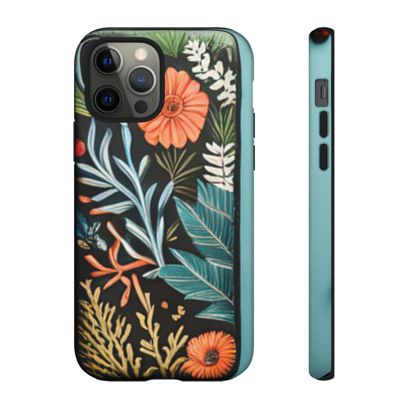 Wild Flowers Tough Cases All iPhone 15, 14, 13, 12, 11, X, 8 , Google Pixel 7, 6, 5, Samsung Galaxy 23, 22, 21, 20, 10