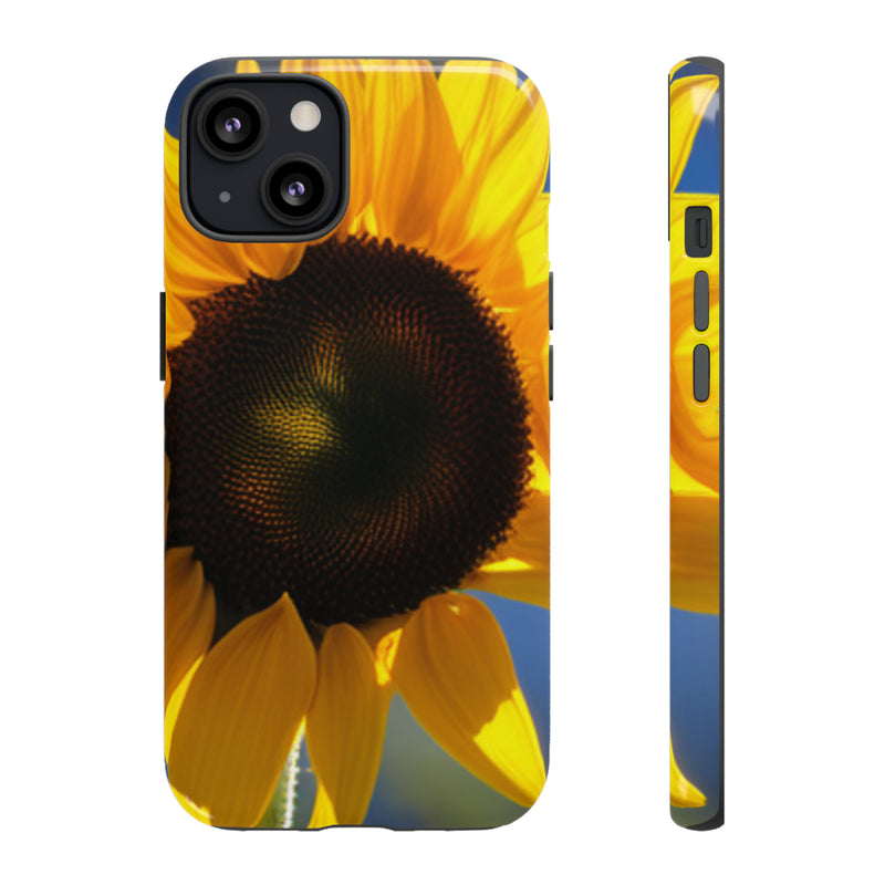 Sunflower Tough Cases  All iPhone 15, 14, 13, 12, 11, X, 8 , Google Pixel 7, 6, 5, Samsung Galaxy 23, 22, 21, 20, 10