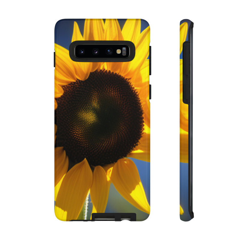 Sunflower Tough Cases  All iPhone 15, 14, 13, 12, 11, X, 8 , Google Pixel 7, 6, 5, Samsung Galaxy 23, 22, 21, 20, 10