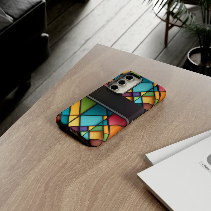 Geometric Patterns Tough Cases  All iPhone 15, 14, 13, 12, 11, X, 8 , Google Pixel 7, 6, 5, Samsung Galaxy 23, 22, 21, 20, 10