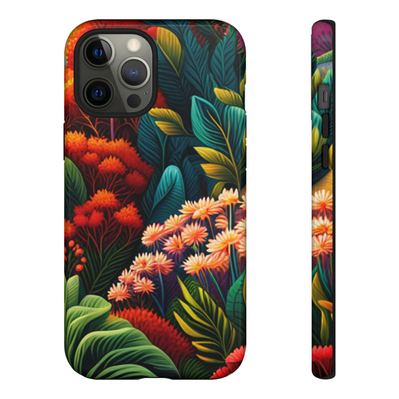 Vibrant Floresta Tough Cases For  All iPhone 15, 14, 13, 12, 11, X, 8 , Google Pixel 7, 6, 5, Samsung Galaxy 23, 22, 21, 20, 10