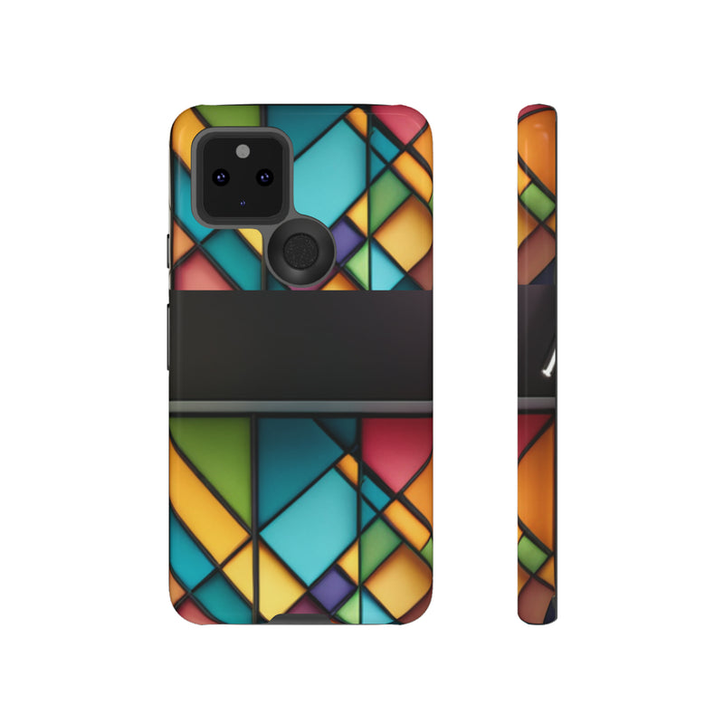 Geometric Patterns Tough Cases  All iPhone 15, 14, 13, 12, 11, X, 8 , Google Pixel 7, 6, 5, Samsung Galaxy 23, 22, 21, 20, 10