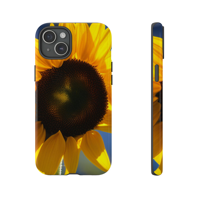 Sunflower Tough Cases  All iPhone 15, 14, 13, 12, 11, X, 8 , Google Pixel 7, 6, 5, Samsung Galaxy 23, 22, 21, 20, 10