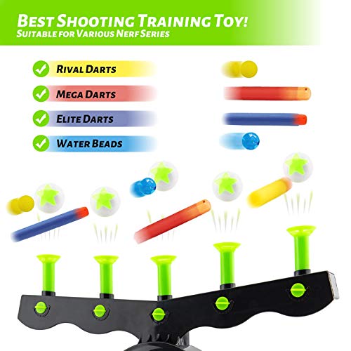 Shooting Target Game Box For All Shooting Targets for Nerf Guns Shooting Game Glow in The Dark Floating Ball Target Practice Toys for Kids Boys