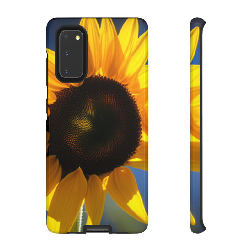 Sunflower Tough Cases  All iPhone 15, 14, 13, 12, 11, X, 8 , Google Pixel 7, 6, 5, Samsung Galaxy 23, 22, 21, 20, 10