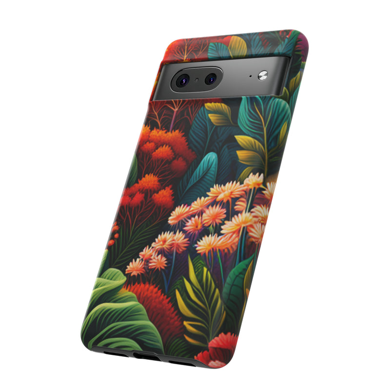 Vibrant Floresta Tough Cases For  All iPhone 15, 14, 13, 12, 11, X, 8 , Google Pixel 7, 6, 5, Samsung Galaxy 23, 22, 21, 20, 10