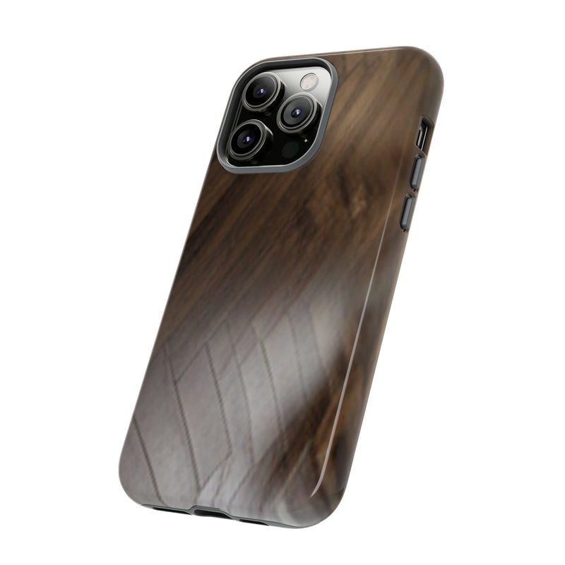 Shine Brown Floor Tough Cases. All iPhone 15, 14, 13, 12, 11, X, 8 , Google Pixel 7, 6, 5, Samsung Galaxy 23, 22, 21, 20, 10