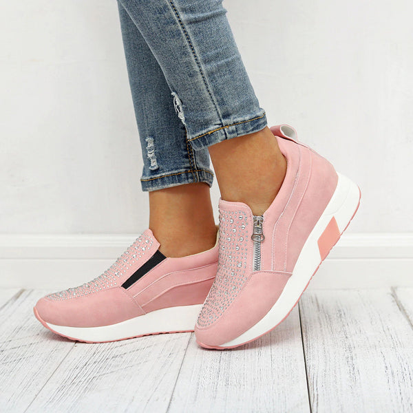 Women Shoes Stylish Shoes Women Sneakers Female Knitted Vulcanized Shoes Women Ankle Flats