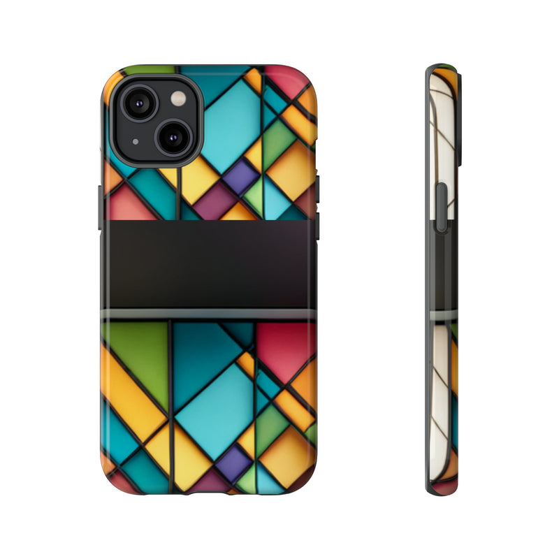 Geometric Patterns Tough Cases  All iPhone 15, 14, 13, 12, 11, X, 8 , Google Pixel 7, 6, 5, Samsung Galaxy 23, 22, 21, 20, 10