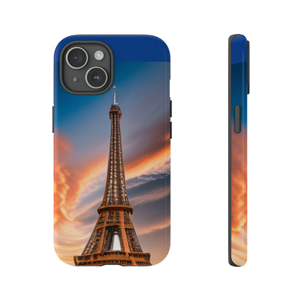 Eiffel Tower Tough Cases For iPhone 15, 14, 13, 12, 11, 09, X, Samsung Galaxy 23, 22, 21, 20