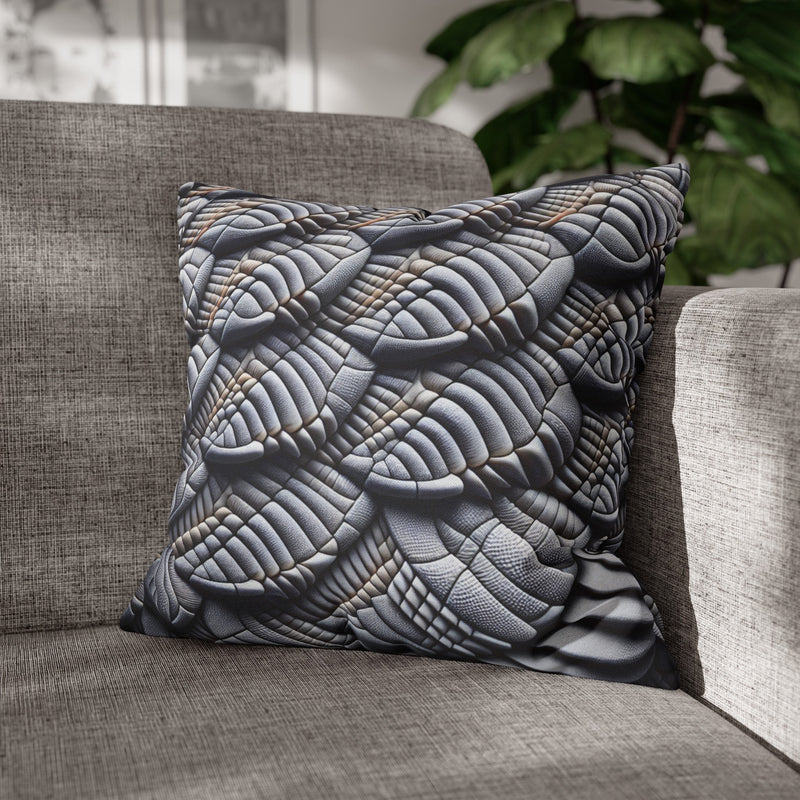 Spun Polyester Square Pillowcase