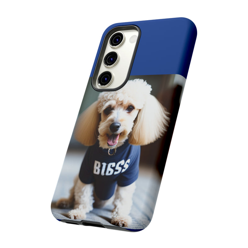 Bigss In Blue Tough Cases. All iPhone 15, 14, 13, 12, 11, X, 8 , Google Pixel 7, 6, 5, Samsung Galaxy 23, 22, 21, 20, 10