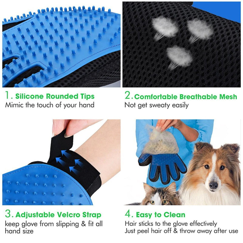 Cat Grooming Glove Pet Hair Brush Comb Glove For Pet