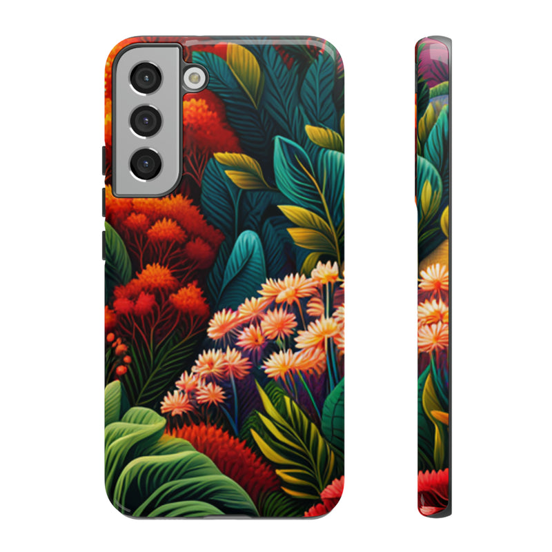 Vibrant Floresta Tough Cases For  All iPhone 15, 14, 13, 12, 11, X, 8 , Google Pixel 7, 6, 5, Samsung Galaxy 23, 22, 21, 20, 10