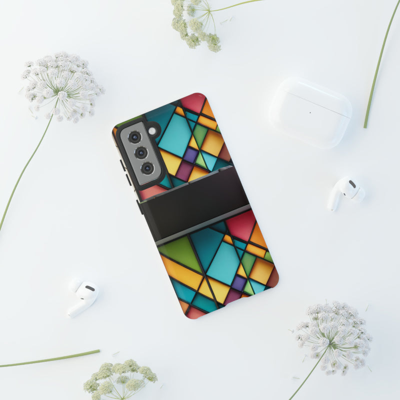 Geometric Patterns Tough Cases  All iPhone 15, 14, 13, 12, 11, X, 8 , Google Pixel 7, 6, 5, Samsung Galaxy 23, 22, 21, 20, 10