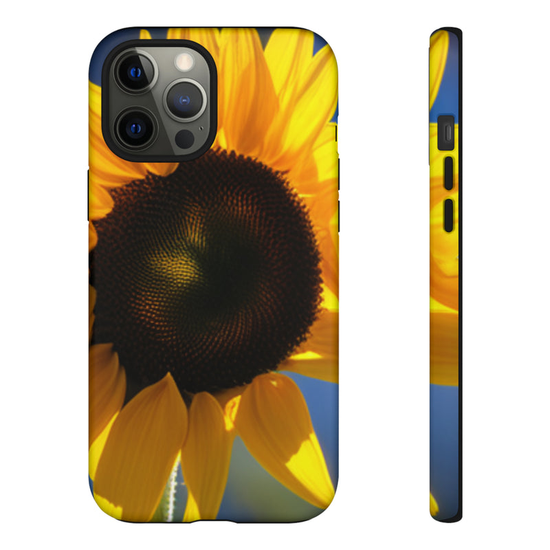 Sunflower Tough Cases  All iPhone 15, 14, 13, 12, 11, X, 8 , Google Pixel 7, 6, 5, Samsung Galaxy 23, 22, 21, 20, 10