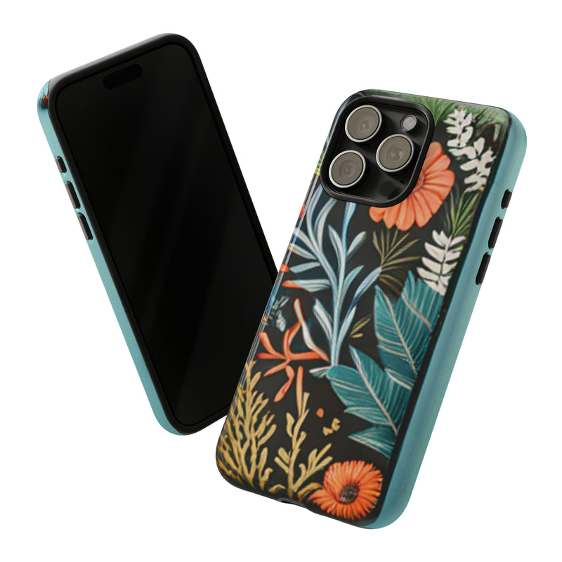 Wild Flowers Tough Cases All iPhone 15, 14, 13, 12, 11, X, 8 , Google Pixel 7, 6, 5, Samsung Galaxy 23, 22, 21, 20, 10