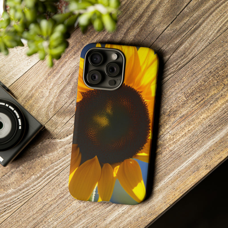 Sunflower Tough Cases  All iPhone 15, 14, 13, 12, 11, X, 8 , Google Pixel 7, 6, 5, Samsung Galaxy 23, 22, 21, 20, 10