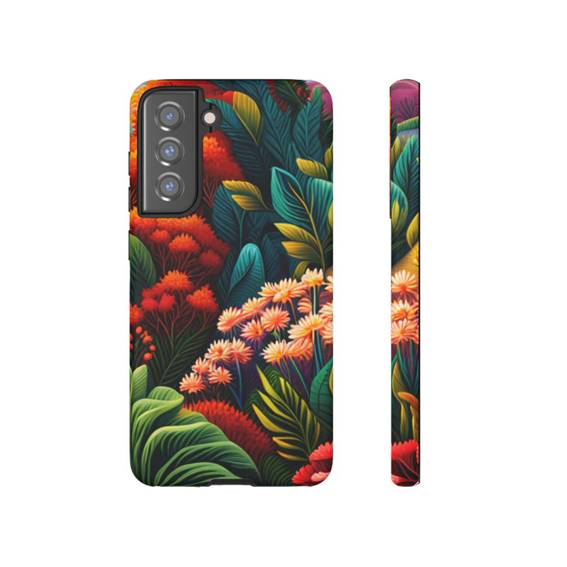 Vibrant Floresta Tough Cases For  All iPhone 15, 14, 13, 12, 11, X, 8 , Google Pixel 7, 6, 5, Samsung Galaxy 23, 22, 21, 20, 10