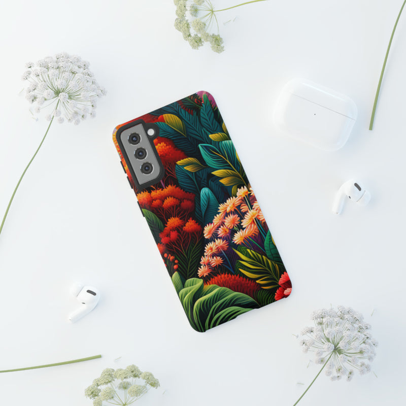 Vibrant Floresta Tough Cases For  All iPhone 15, 14, 13, 12, 11, X, 8 , Google Pixel 7, 6, 5, Samsung Galaxy 23, 22, 21, 20, 10